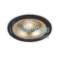 Светильник встраиваемый Ambrella light TN102725 BK/GD черный/золото GU5.3 92*92*23