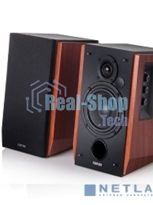 Колонки Edifier R1700 ВТ 2.0 Активные, 2 x 33W RMS, 85 дБА, дерево, беспроводной пульт ДУ