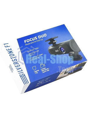 Видеорегистратор Silverstone F1 A50F FOCUS 2К DUO черный 5Mpix 1440x2560 1440p 150гр.