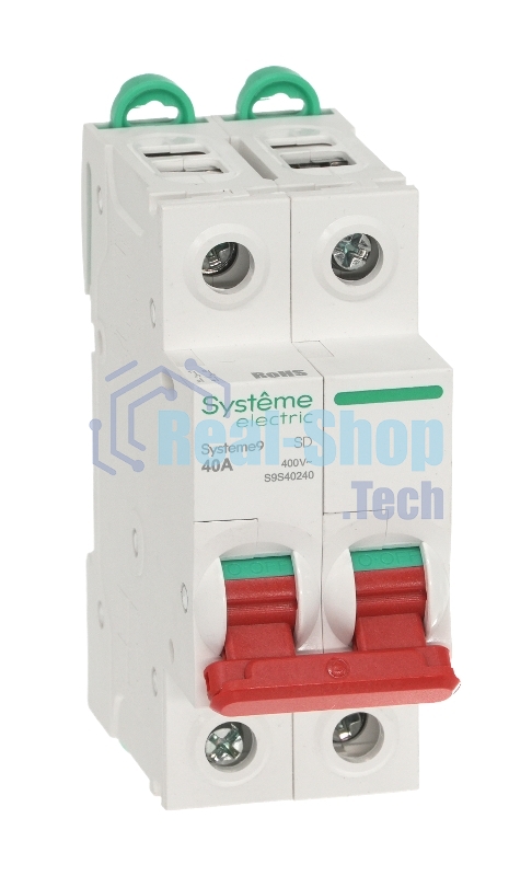 Выключатель нагрузки Systeme9 2П 40A 400В (кратно 1)