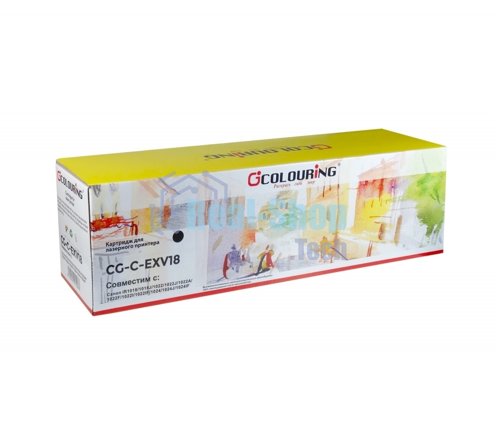 Картридж лазерный Colouring CG-C-EXV18 черный (8400 копий) для принтеров Canon IR1020
