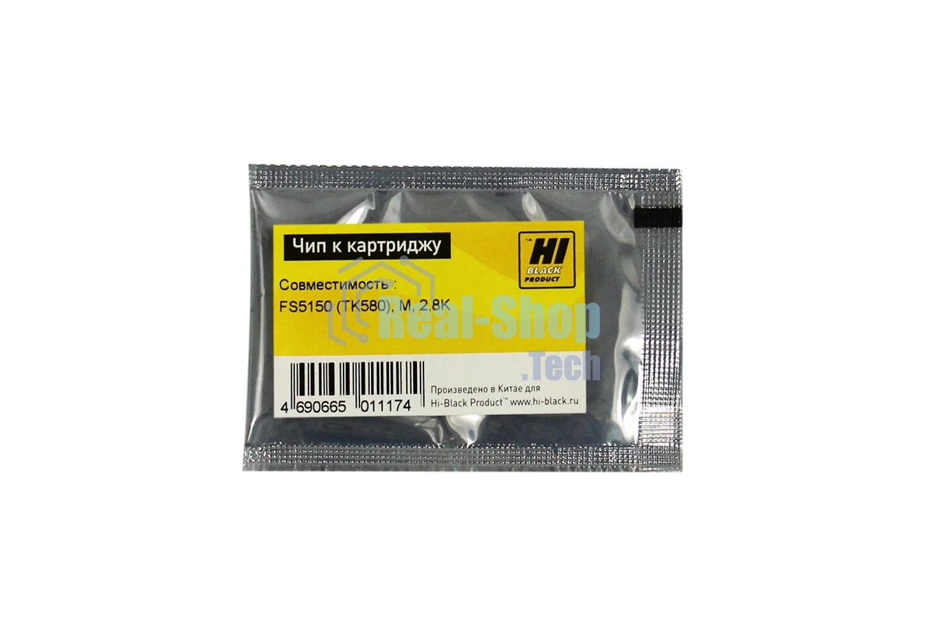 Чип к картриджу Kyocera FS-5150 (Hi-Black),new TK-580, 2.8K, M