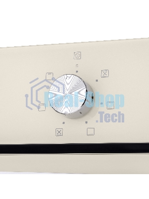 Шкаф духовой электрический Maunfeld EOEC516BG, встраиваемый, 51л, дверца с 2 стеклами, бежевый