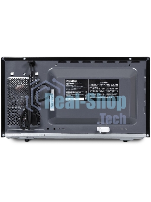 Микроволновая печь Hyundai HYM-M2062 черный, 23 л, 800 Вт, переключатели - кнопки, поворотный механизм