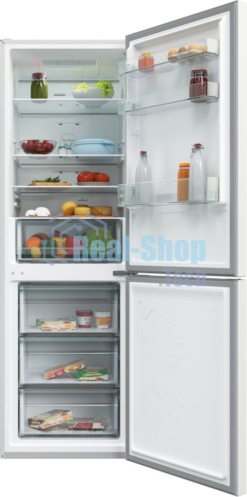 Холодильник Candy CCRN 6180W белый двухкамерный 227/106 л морозилка снизу, No Frost