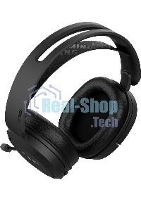 Игровые наушники ASUS TUF Gaming H1 WL черные (2.4 ГГц, 7.1 виртуально, 40мм, неодимовые магниты, 32 Ом, 20~20000 Гц, микрофон, USB-C, PC, Mac, PS4, Nintendo Switch, Xbox One, 90YH0391-B3UA00)