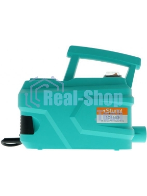 Краскопульт электрический Sturm SG9660B, 600Вт, 1100 мл/мин, бак на поясе, HVLP, С ТУРБИНОЙ SG9660B