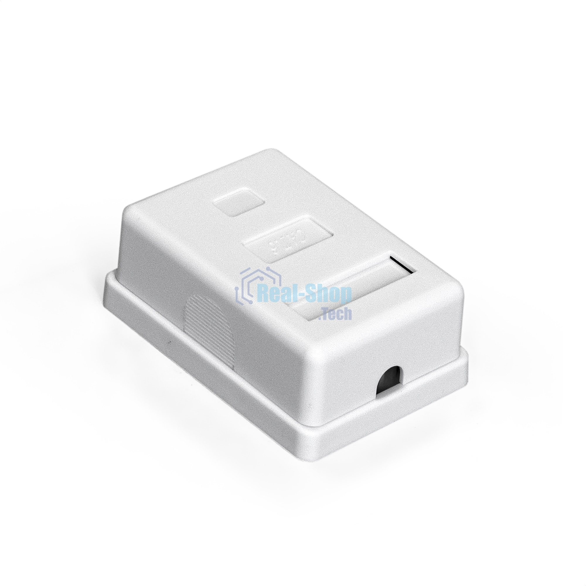 Розетка компьютерная внешняя ExeGate SM1-RJ45-C6 RJ-45 кат.6 UTP Krone/110