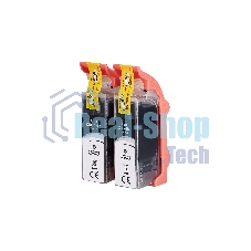 Набор струйных картриджей Sakura 2932B012 (520 PG Black/520 PG Black) для Canon, черный, 16x2 мл., 340 к.