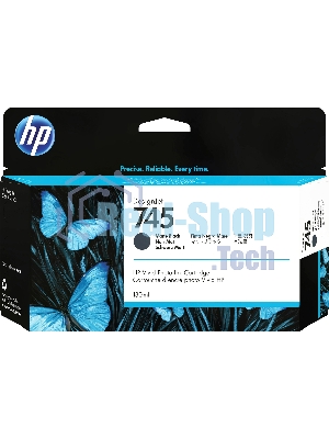 Картридж струйный HP 745 черный матовый для HP DesignJet, 130ml