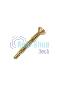 Саморез оконный Kranz сверло, 3.9х32, желтый цинк, упаковка поставщика (9 000 шт.)