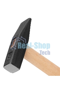 Молоток слесарный Сибртех 400 г, квадратный боек, деревянная рукоятка