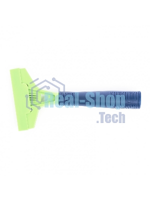 Скребок Сибртех, лезвие 100мм, пластиковая ручка, 200мм