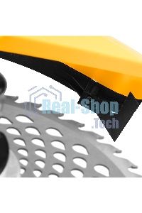 Триммер бензиновый Denzel DT-43E, 43 см3, неразъемная штанга, электростартер, состоит из 2 частей