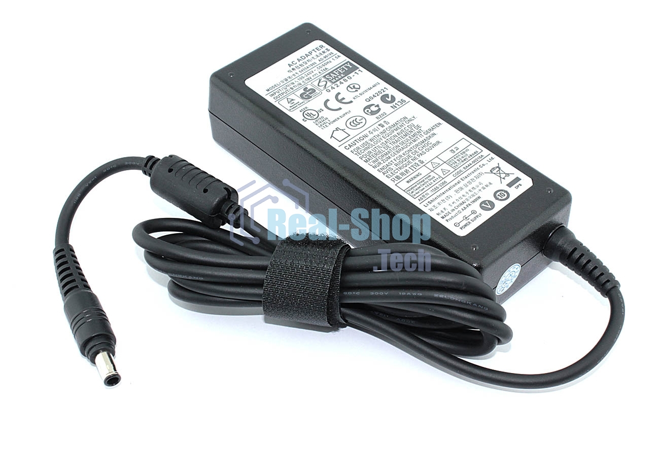 Блок питания (сетевой адаптер) для ноутбуков Samsung 19V 4.74A 90W 5.5x3.0мм