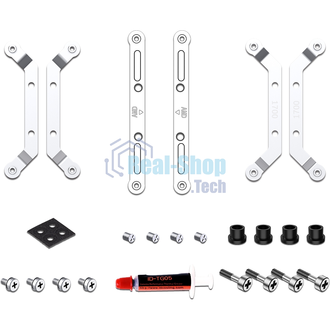 Кулер для процессора ID-COOLING IS-50X-V3 черный 120мм алюминий/медь 2000rpm 31.2db 4-pin 130W 56мм
