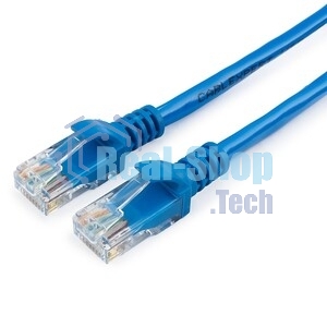 Патч-корд UTP Cablexpert PP6U-0.25M/BK cat.6, 0.25м, литой, многожильный, черный