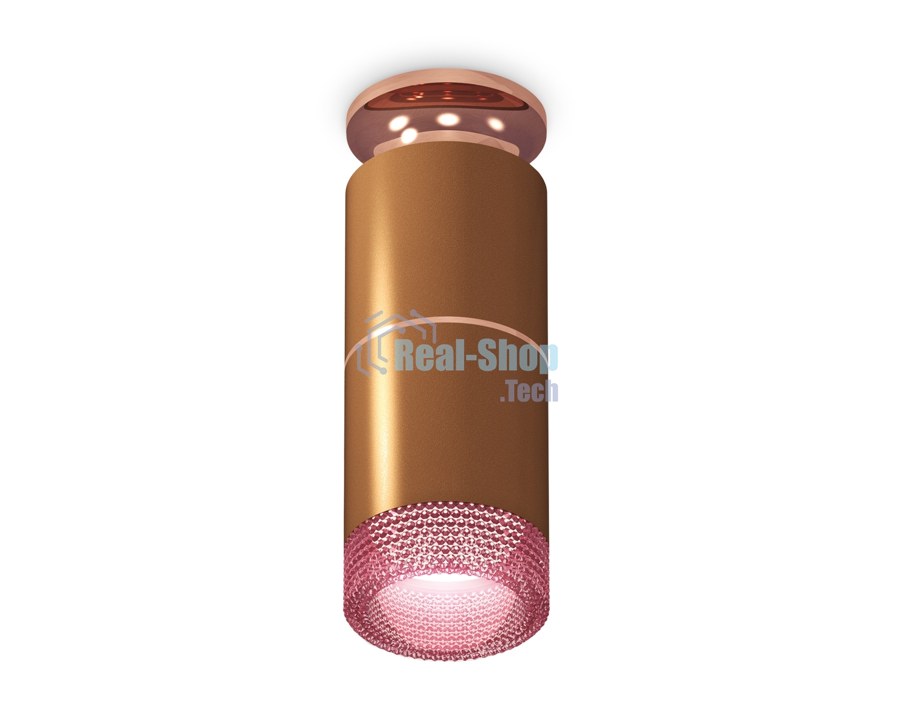 Светильник Ambrella Light XS6304211 SCF/PPG/PI кофе песок/золото розовое полированное/розовый MR16 GU5.3