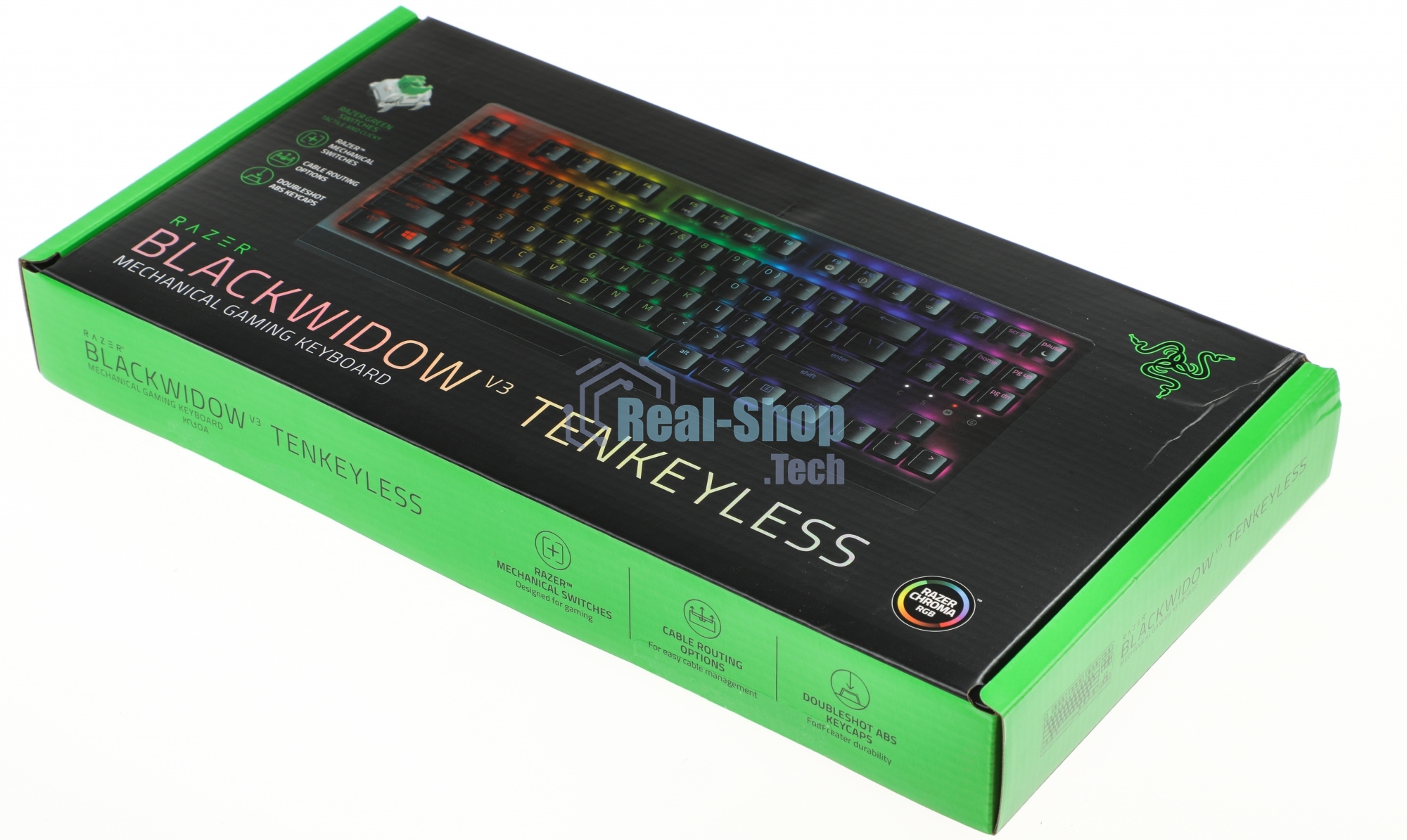 Клавиатура Razer BlackWidow V3 Tenkeyless проводная, USB, чёрный