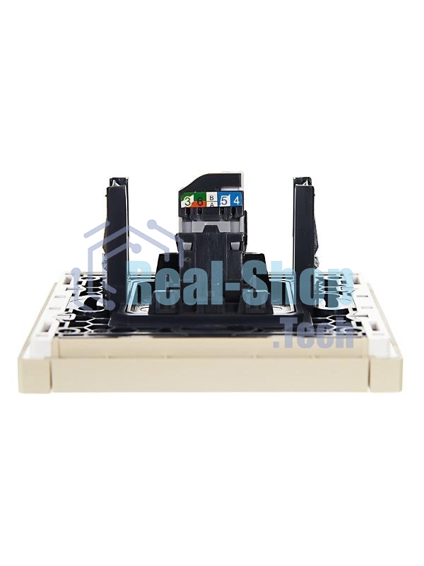 Розетка компьютерная IEK FORTE&PIANO FP432 RJ45 кат.5E ваниль