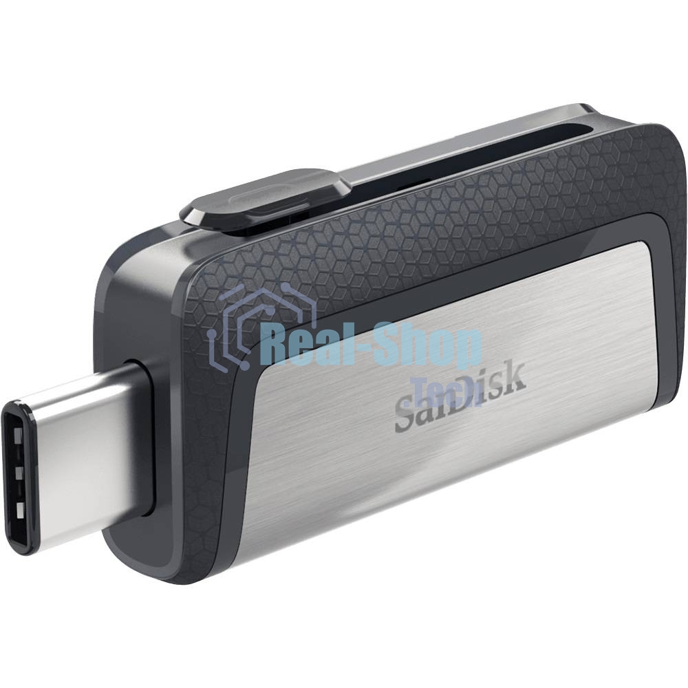Флешка USB Sandisk 64Gb Ultra Dual SDDDC2-064G-G46 USB 3.0 серый/узор