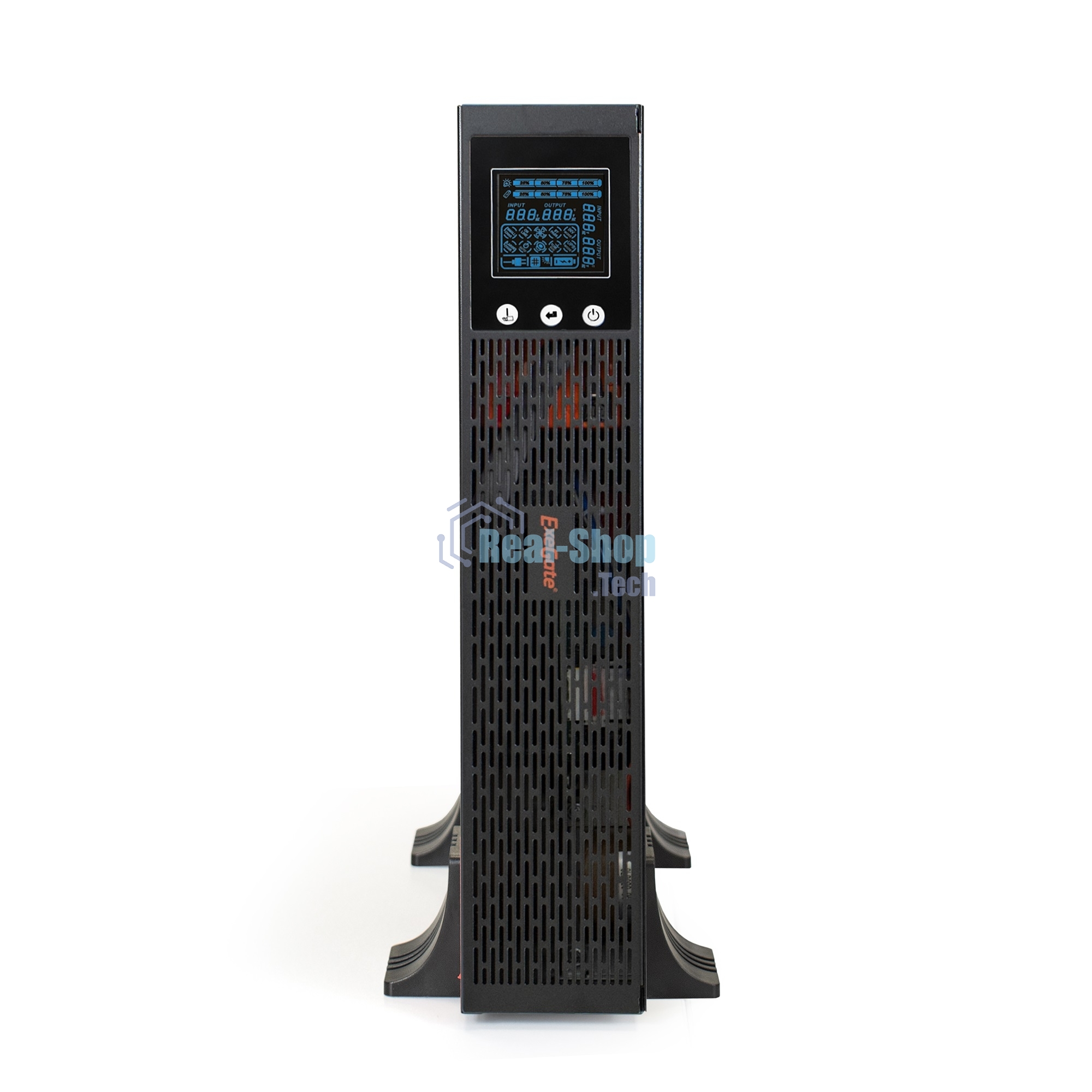 Источник бесперебойного питания Pure Sine Wave ExeGate SinePower UHB-3000.LCD.AVR.C13.RJ.USB.2U 3000VA/2400W,8*C13,RM/Tower