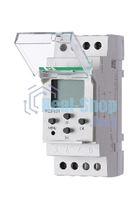 Реле времени PCZ-521 (1канал-125пар вкл. /выкл. сут. /нед. циклы 24-264В AC/DC 16А 1перекл. IP20 монтаж на DIN-рейке) F&F EA02.002.001