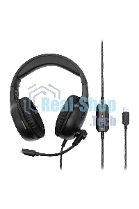 Наушники с микрофоном Oklick HS-L930G SNORTER черный/синий 2м мониторные USB оголовье (HS-L930G)