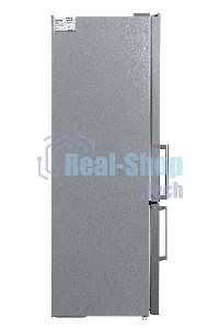 Холодильник Hyundai CC4553F нержавеющая сталь двухкамерный 316/100л морозилка снизу, No Frost