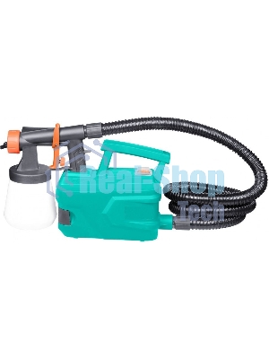 Краскопульт электрический Sturm SG9660B, 600Вт, 1100 мл/мин, бак на поясе, HVLP, С ТУРБИНОЙ SG9660B