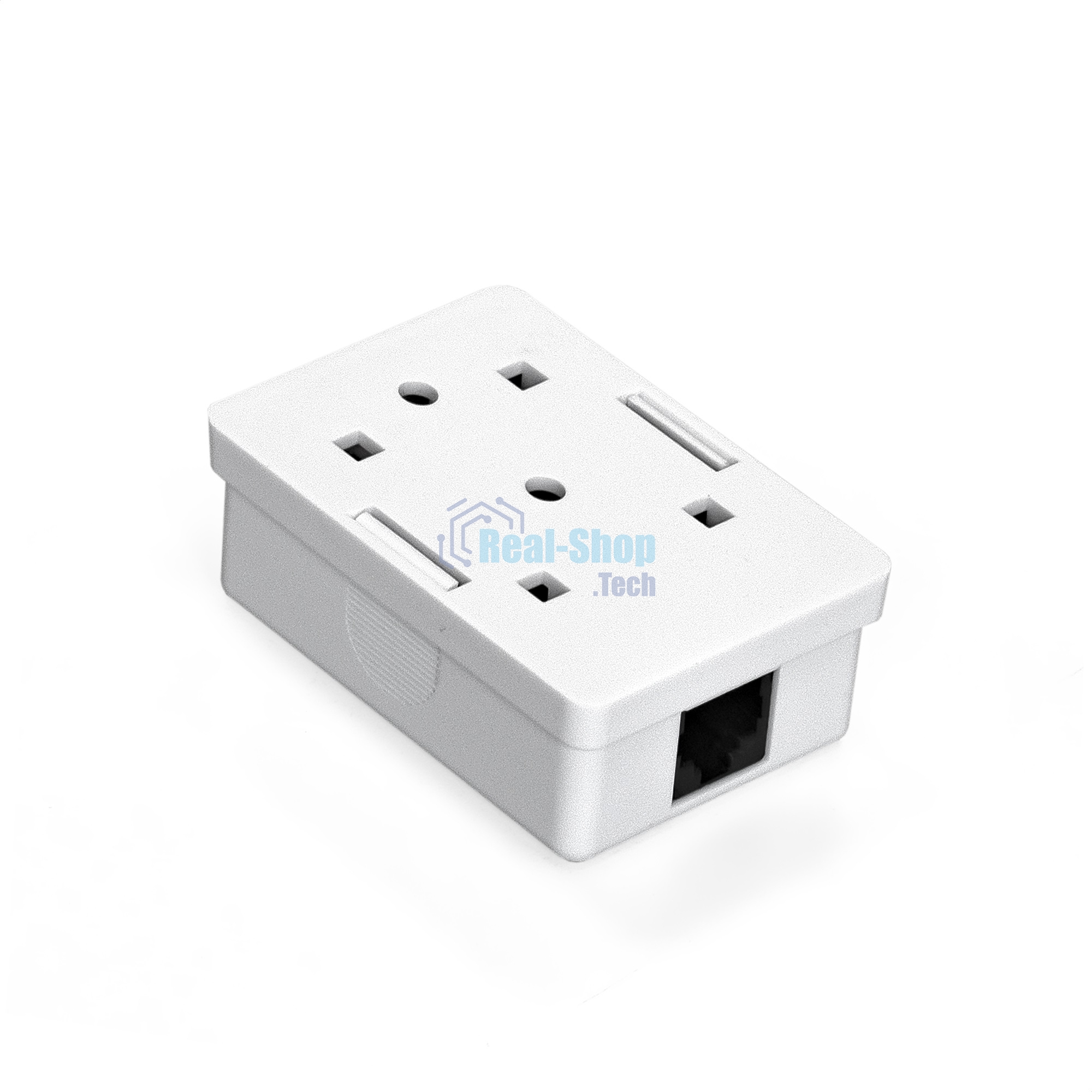 Розетка компьютерная внешняя ExeGate SM1-RJ45-C6 RJ-45 кат.6 UTP Krone/110