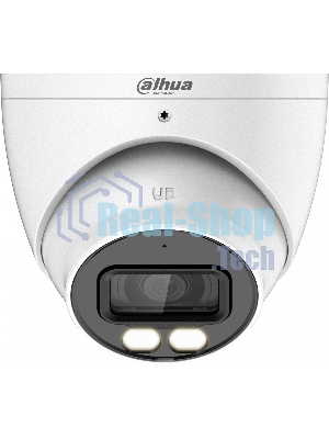 Камера видеонаблюдения аналоговая Dahua DH-HAC-HDW1801TP-IL-A-0280B-S2 2.8-2.8мм HD-CVI HD-TVI цв. корп.:белый