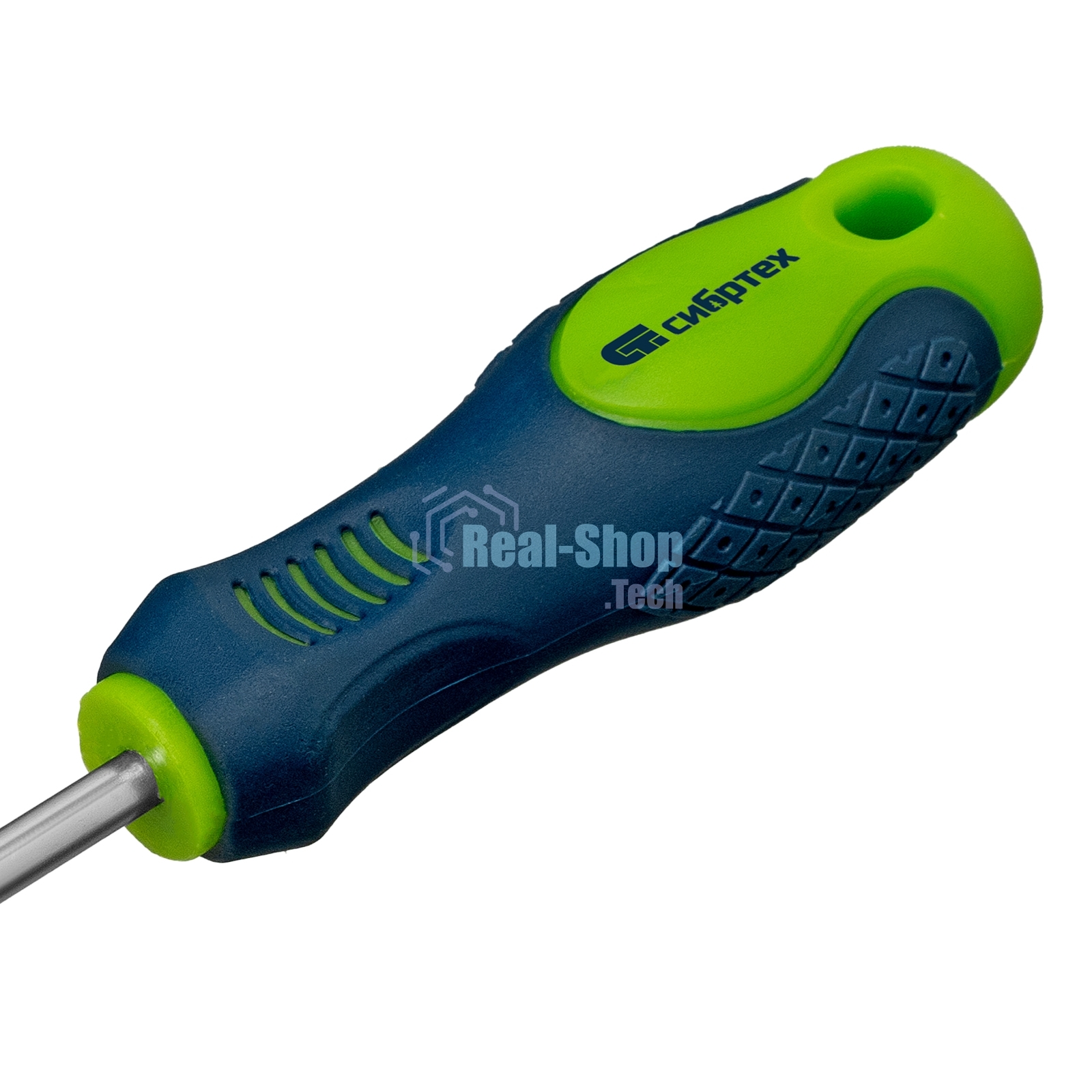 Отвертка Сибртех, PH2 х 100 мм, CrV, 2-х компонентная рукоятка