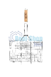 Решетка-гриль Sparta 220х340 мм, хромированная