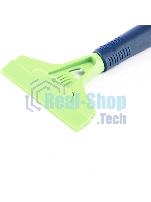 Скребок Сибртех, лезвие 100мм, пластиковая ручка, 200мм