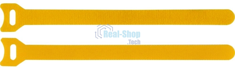 Хомут-липучка Lanmaster LAN-VCM180-YL, 180 мм, 20 шт., желтый