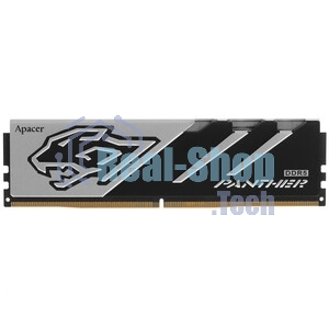 Оперативная память Apacer Panther, DDR5, 16GB (1x16GB), 6000 MHz, CL40, с радиатором, черно-серый