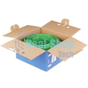 Кабель NEOMAX NM710021-100М-РТ U/UTP cat.5e 4x2x0.52, 24 AWG, медь, внутренний, PVCLS нг(А)-LSLTx, 100м, зеленый