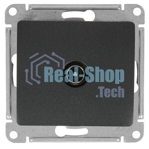 Механизм розетки TV Glossa 1DB оконечной антрацит SchE GSL000791