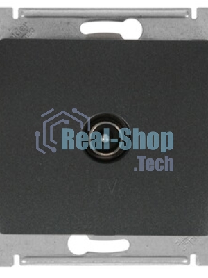 Механизм розетки TV Glossa 1DB оконечной антрацит SchE GSL000791