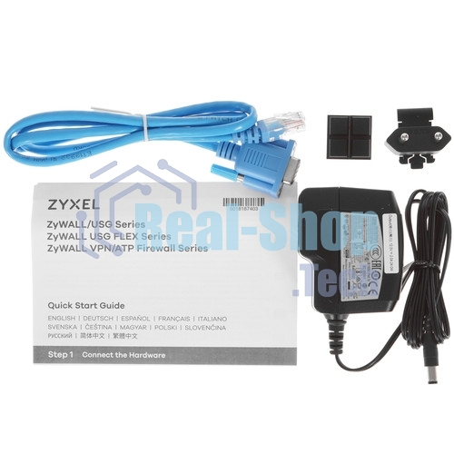 Межсетевой экран Zyxel USG FLEX 100HP с подпиской Gold на 1 год (AS, AV, CF, IDP/DPI, Sandboxing, SecuReporter), 1xRJ-45: 1G PoE+ (LAN/WAN), 7xRJ-45: 1G (LAN/WAN), 1xUSB3.0 **