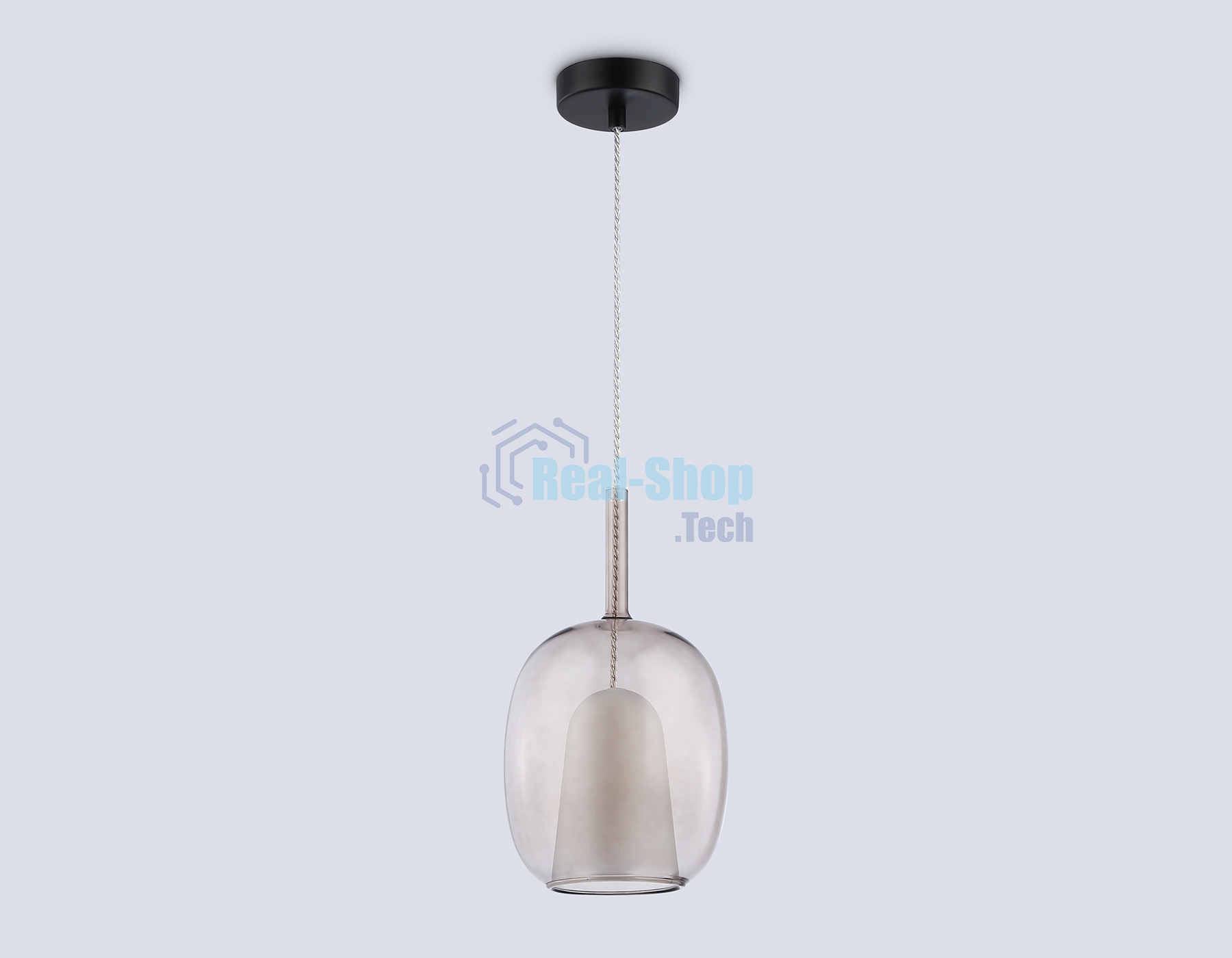 Подвесной светильник Ambrella light LH11125 BK/WH/TI черный/белый/янтарь E27 max 60W D175*310