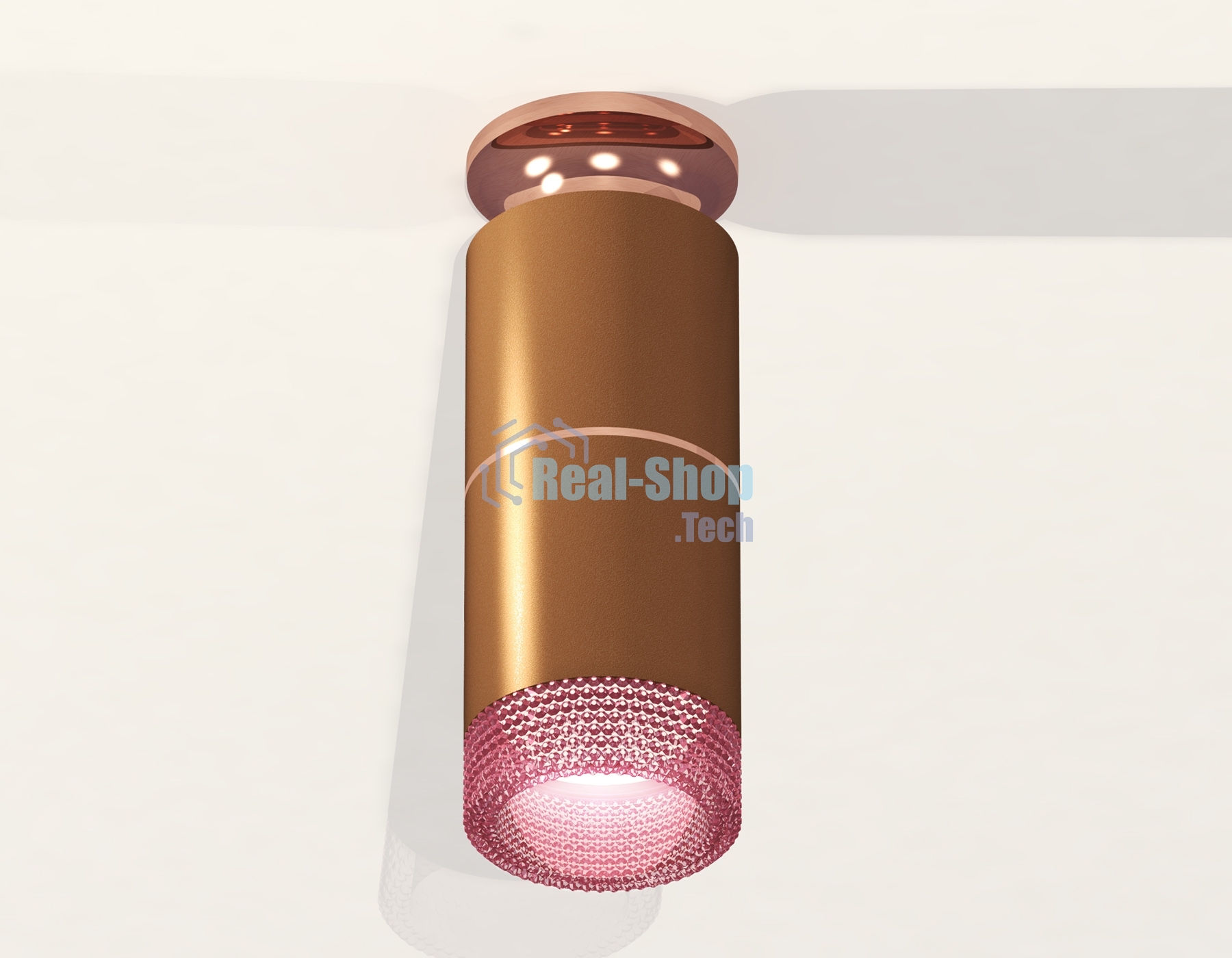 Светильник Ambrella Light XS6304211 SCF/PPG/PI кофе песок/золото розовое полированное/розовый MR16 GU5.3