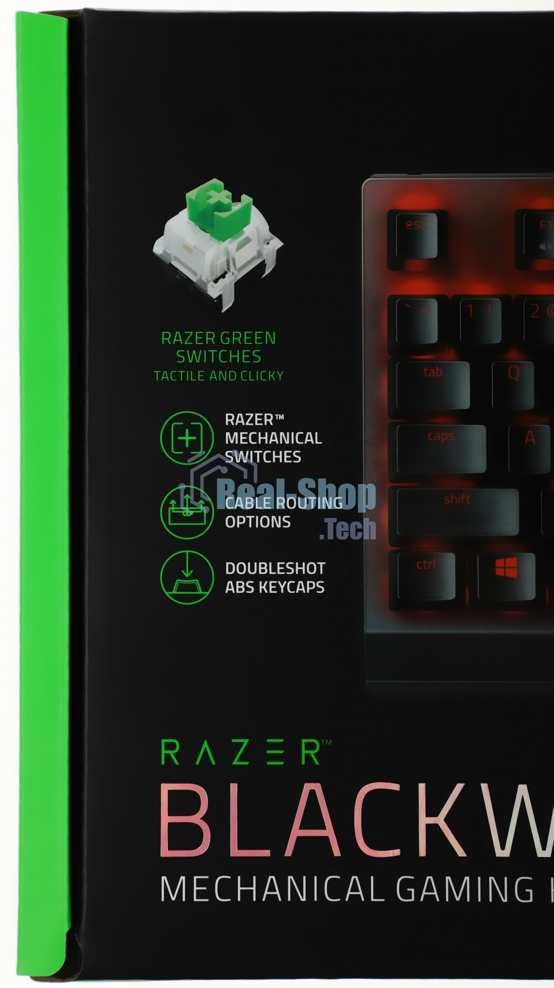 Клавиатура Razer BlackWidow V3 Tenkeyless проводная, USB, чёрный
