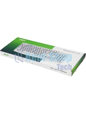 Клавиатура проводная Acer OKW301 (ZL.KBDCC.01B), USB, белый