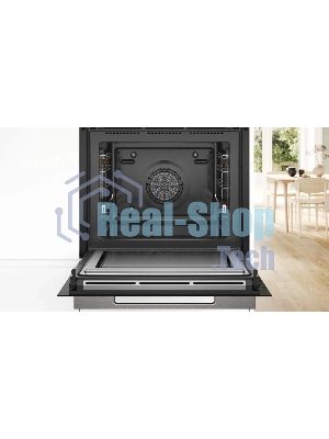 Духовой шкаф электрический Bosch Serie 8 HMG776NB1 черный