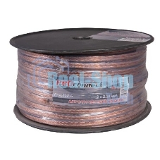 Кабель акустический PROconnect 2х2.50мм², прозрачный BLUELINE, 100м