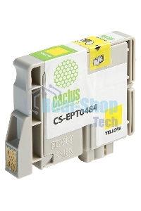 Картридж струйный Cactus CS-EPT0484 желтый (14,4 мл) для Epson Stylus Photo R200/R220/R300/R320/R340/RX500/RX600/RX620/RX640