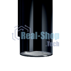 Вытяжка каминная Jet Air PIPE BL/A/43 / 43 см, кнопочное управление, 1200 куб. м., черная