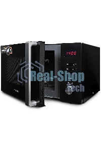 Микроволновая печь Hyundai HYM-M2062 черный, 23 л, 800 Вт, переключатели - поворотный механизм/кнопки